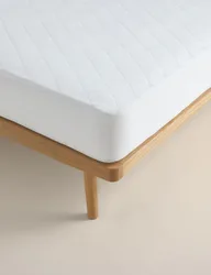 Body Temperature Control Mattress Protector White
