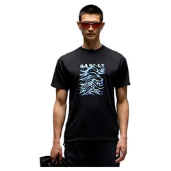 T-shirt à Manches Courtes Anti-uv Waterscape Waves Pitch Black M