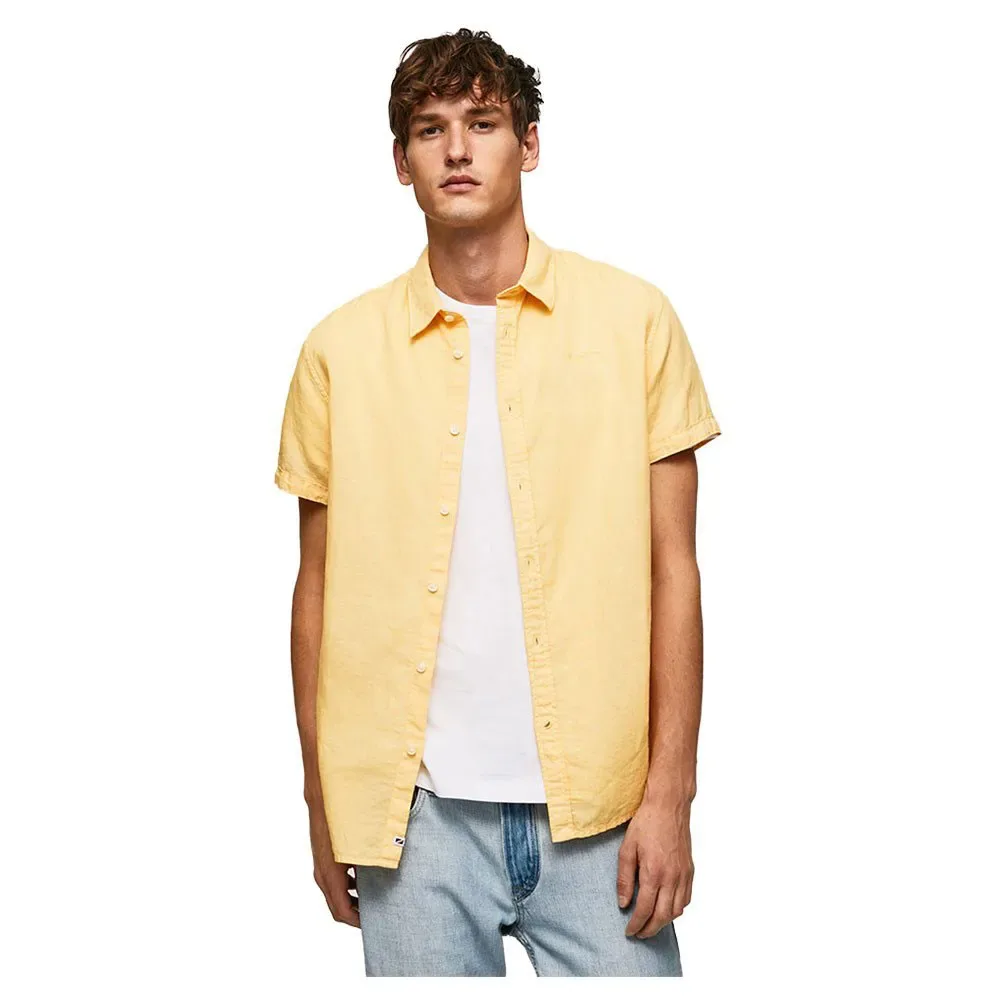 Camicia A Maniche Corte Parker Shine S - Pepe jeans - FashionsVida