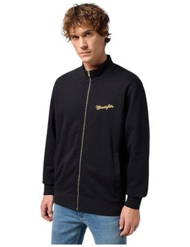 Felpa nera full zip 112350548