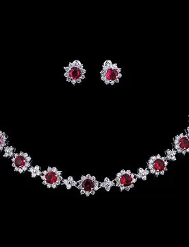 Emmaya Luxury Cubic Zircon Crystal Bridal Jewelry Sets Necklace Earrings Sets for Women Wedding Party Jewelry - Aliexpress - FashionsVida