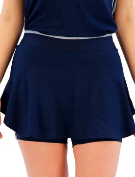 Bullpadel Tajar Skirt Deep Ocean XS - Bullpadel - FashionsVida