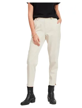 Pantaloni Lisa Slim Fit Sandshell 34 - Object - FashionsVida