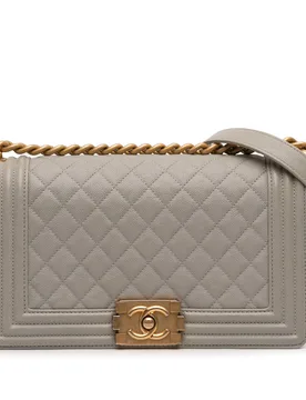 Old Medium Quilted Caviar Boy Flap - Chanel - FashionsVida