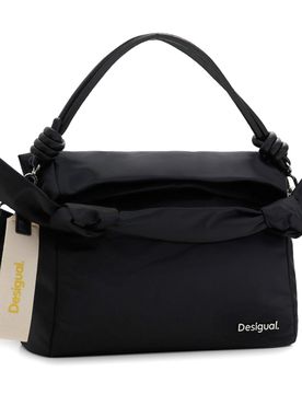 Nylon Borsa a mano e tracolla 24WAXY05 2000 Negro