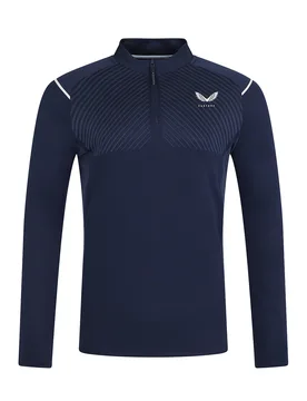 Layer Pinnacle LVS 1/4 Zip, navy l - Castore - FashionsVida