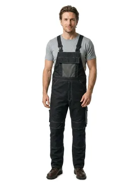 Combinaison Avec Poches Pour Genouillères Unique 12069 Black / Dark Anthracite 62 - MASCOT - FashionsVida