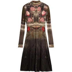 Desigual - Vestido estampado largo