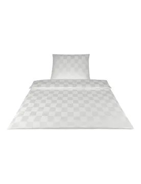 Ropa de cama de damasco 70x90cm/140x200cm (Blanco) blanco - Elegante - FashionsVida
