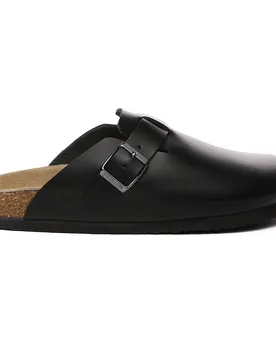 Women's Pintail Leather Comfort Clog Sandals in Black Size: 7 - Black - Size: 7 - EverAu Australia - FashionsVida