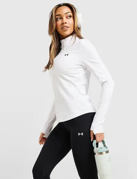 Motion 1/2 Zip Top Damen - Damen, Weiss - female - Size: L - Under armour - FashionsVida