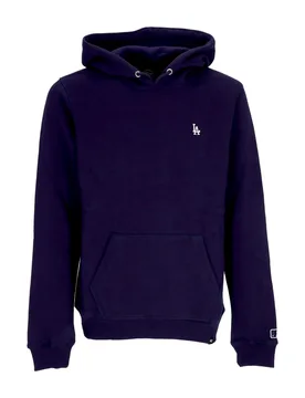 Felpa Cappuccio Uomo Mlb Base Runner Emb Burnside Hoodie Losdod Light Navy - 47 BRAND - FashionsVida