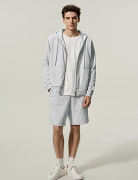 Pantaloncini Uomo Estivi in Pura Seta SILKERRY™ Traspiranti con Tasche Zip Husky XL