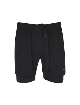 Herren Laufshorts Kros 2in1 schwarz L M - Endurance - FashionsVida