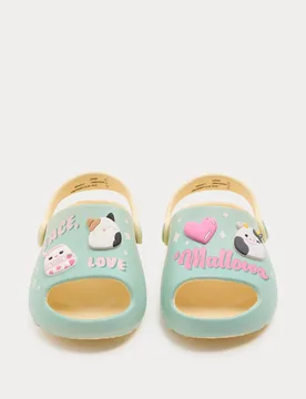 Kids' Squishmallows™ Sliders (4 Small-2 Large) Aqua Mix Female - M&S - FashionsVida