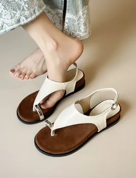 Women's Sandals Outdoor Vacation Flat Sandals Elegant Clip Toe Casual Sandals for Women Designer Fashion Shoe Sandalias De Mujer - Aliexpress - FashionsVida