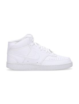 Scarpa Bassa Uomo Court Vision Mid Next Nature White/white/white