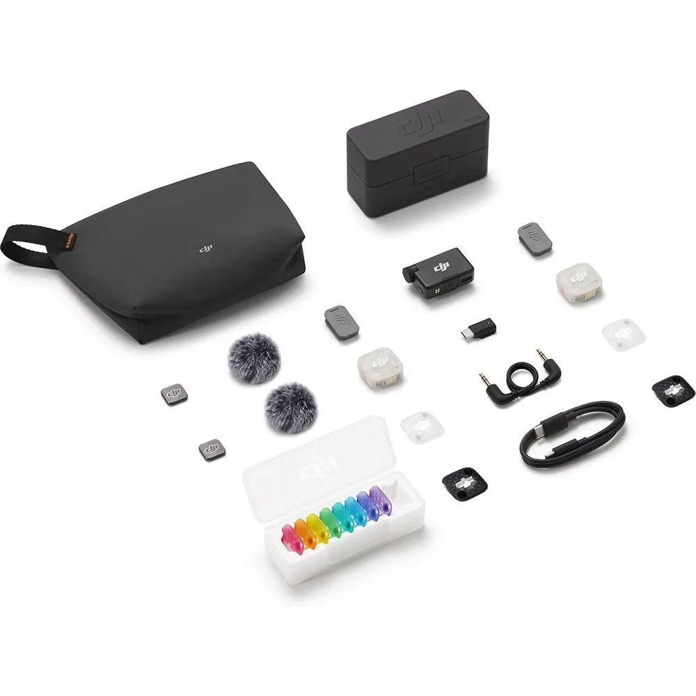 Pack Mic Mini 2S (2 Transmisores + 1 Receptor + Estuche de carga) - DJI - FashionsVida