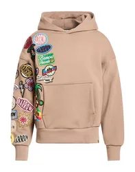 Sweatshirt Herren Hellbraun M,S Herren