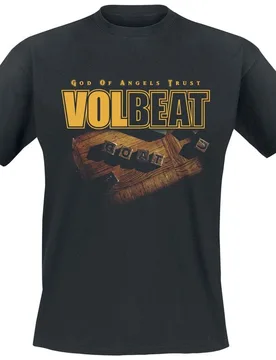 T-Shirt - God Of Angels Trust - S bis 4XL - für Männer - Größe S - schwarz - EMP exklusives Merchandise! - Männer - male - Volbeat - FashionsVida