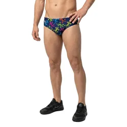 Canary Lizard Swimming Brief Navy 6XL Men