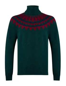 Cuello alto Hombre Verde oscuro 50,54 Hombre - Zanone - FashionsVida