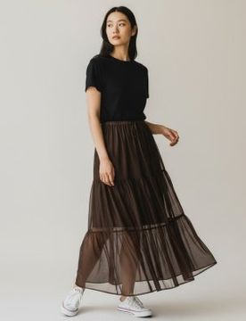 Para mujer. 261TF2043 Falda Coulisse (42), Casual, Lyocell