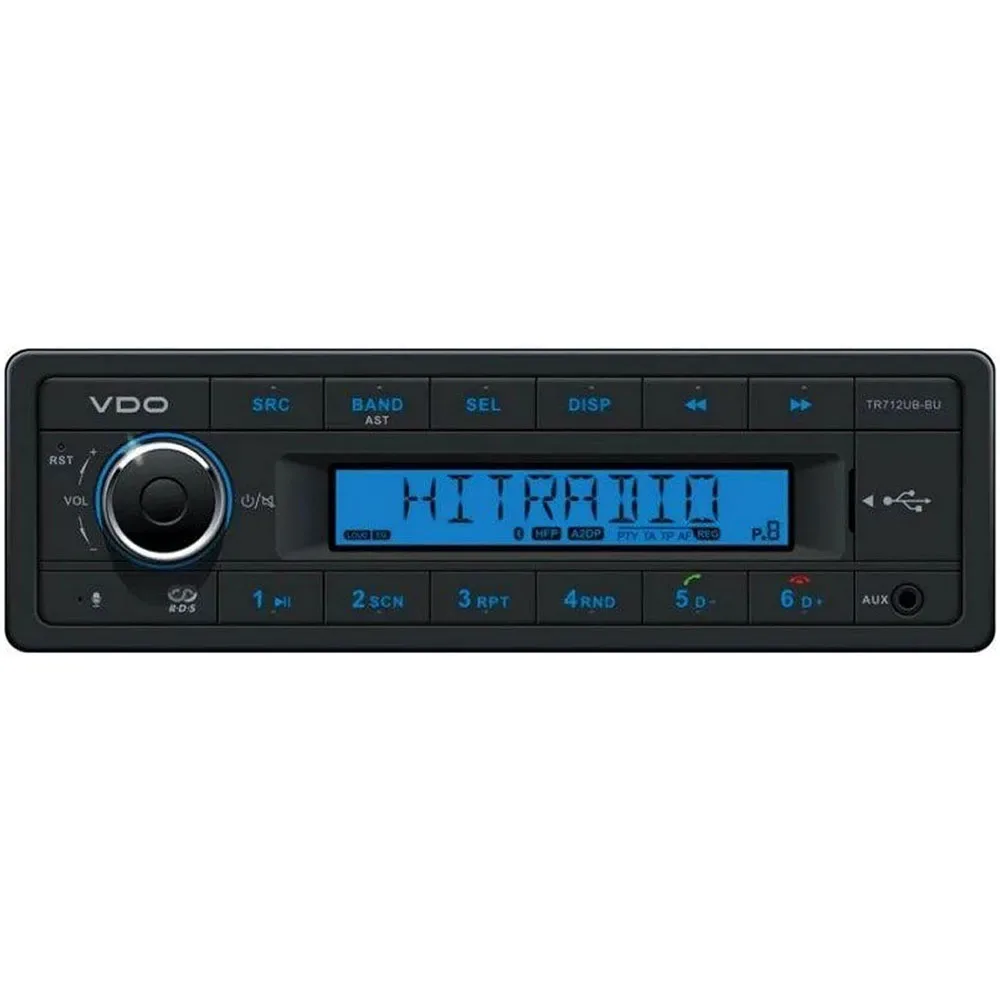 Ar042 Fm Rds Tuner Player 12v Black One Size unisex - VDO - FashionsVida