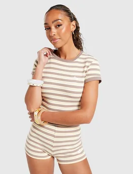 Womens Maglia Slim Stripe - Marrone, marrone marrone Donna taglia L - Adidas - FashionsVida