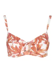 Bikinioberteil Palm&Patterns para mujer naranja 40F