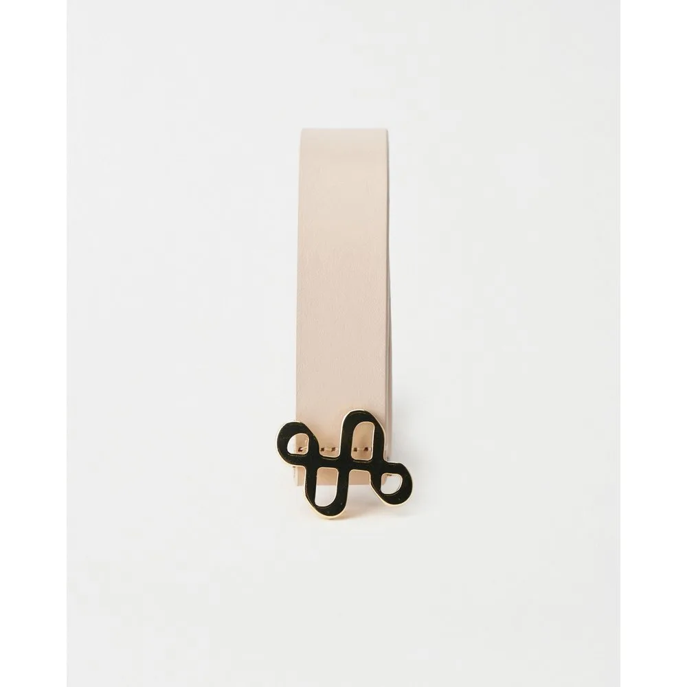 Cinturón de piel com branding dorado en la hebilla de mujer - Salsa Jeans - FashionsVida