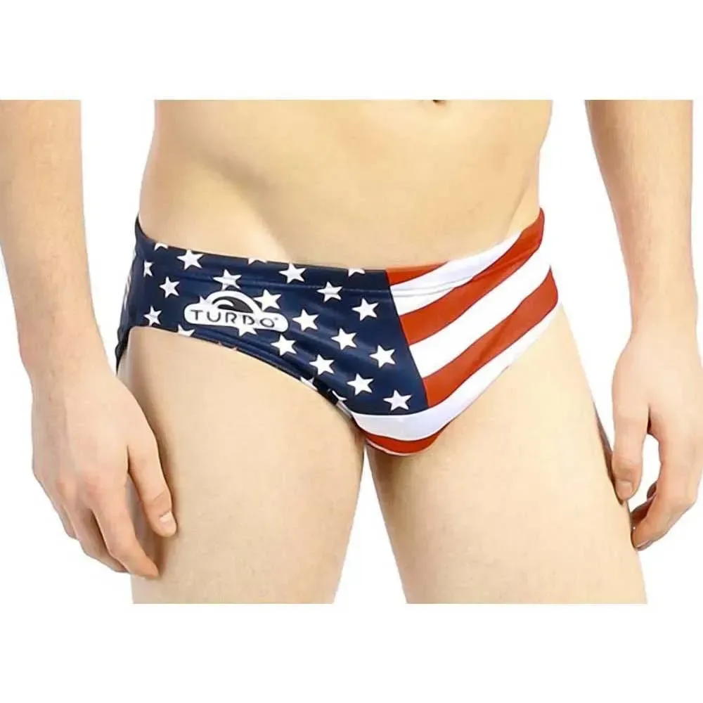 Usa Swimming Brief Navy / Red 3XL Men - TURBO - FashionsVida