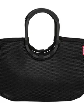 Sac Shopper L Mesh Mesh Black One Size unisex - Reisenthel - FashionsVida