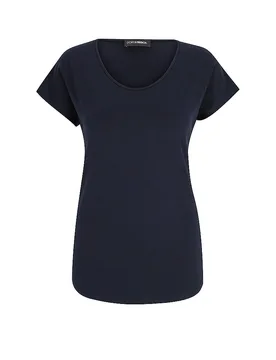 T-shirt bleu marine 42 - Doris Streich - FashionsVida