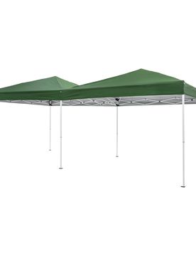 Genialo Faltpavillon, 3x6 m gruen
