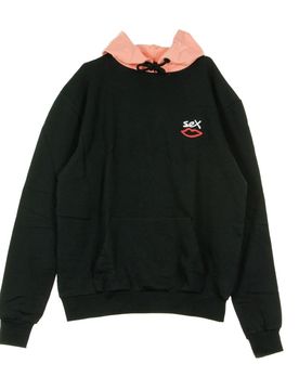 Felpa Leggera Cappuccio Uomo Two Tone Hoody Black