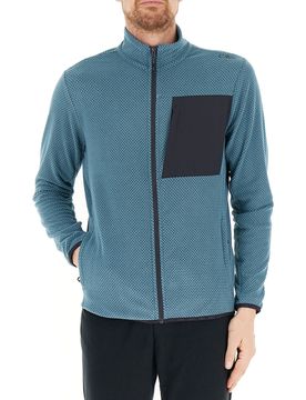 Pile con zip AZZURRO POLVERE 56