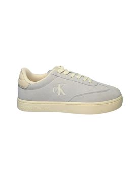 Scarpe Uomo Sneakers basse, logo laterale, laccio bianco