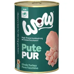 Comida húmeda para perros adultos pavo puro 400 g