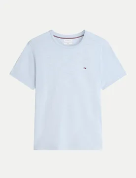 Tommy Hilfiger Basic T-Shirt Blau L - Tommy hilfiger - FashionsVida