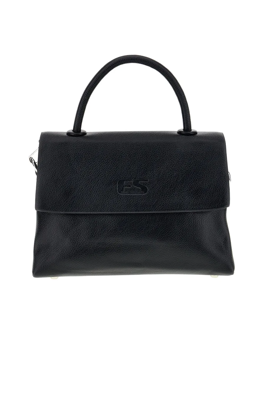 Borsa nera a mano con tracolla PU8901 - EMMA SPAGNESI - FashionsVida