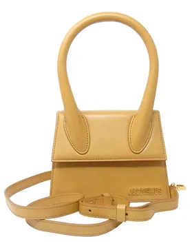 Womens Jaquemus Le Chiquito Beige Bag Leather - One Size - Jacquemus - FashionsVida