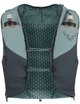 Gilet de trail - Alpine 15 Vest Smoke Blue/Cinder - Taille XS/S - Bleu - Dynafit - FashionsVida