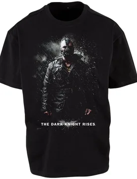 DC Comics T-Shirt - Bane Dark Knight Rises In The Rain - M bis 3XL - für Männer - Größe XL - schwarz - EMP exklusives Merchandise! - Männer - mal - Batman - FashionsVida