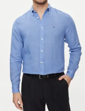 CAMICIA PIGMENT DYED LI SOLID RF SHIRT - Tommy hilfiger - FashionsVida