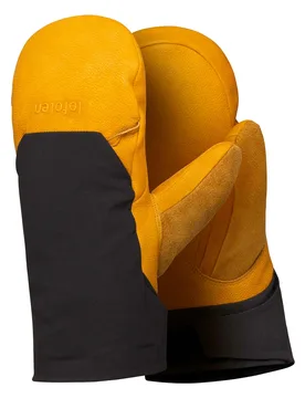 Norrona Wasserfeste Fäustlinge aus GORE-TEX Lofoten Gore-Tex Thermo200 Short Mittens Kangaroo für Herren aus Softshell Größe M Gelb - Norröna - FashionsVida
