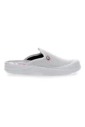 Ciabatte in Vera Pelle Bianche 653 44