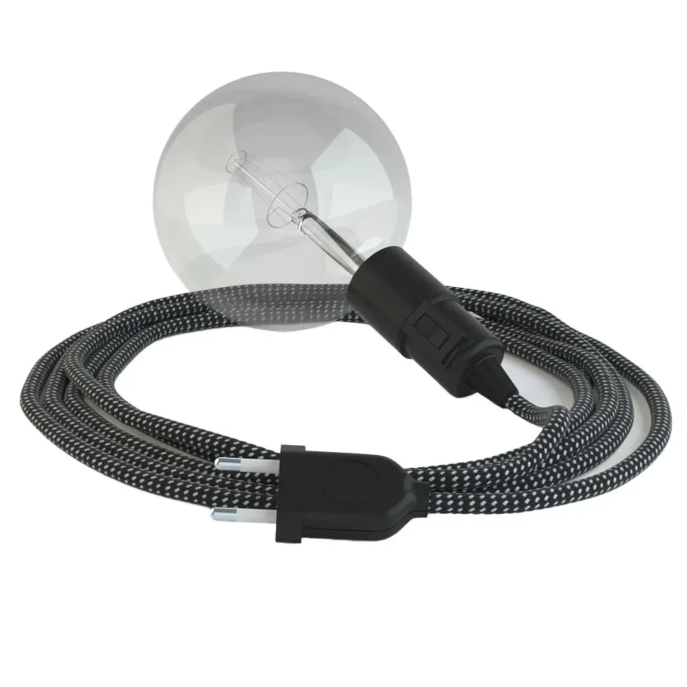 Cables Suspension Luminaire Rt41 3 M White / Black One Size - Creative - FashionsVida