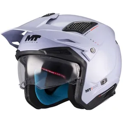 Casco Moto Jet DISTRICT SV S SOUL C17 Grigio Luci taglia M