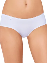 Womens 24/7 Microfibre Hipster 3 Pack - White Polyamide - Size Small